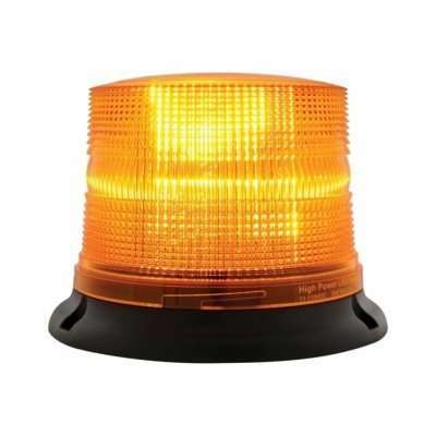 3 High Power LED 5" Round Beacon Light - Permanent Mount
