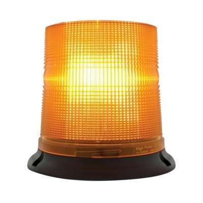 3 High Power Led 6&Quot; Round Beacon Light - Magnet Mount 3 3 High Power LED 6" Round Beacon Light - Magnet Mount