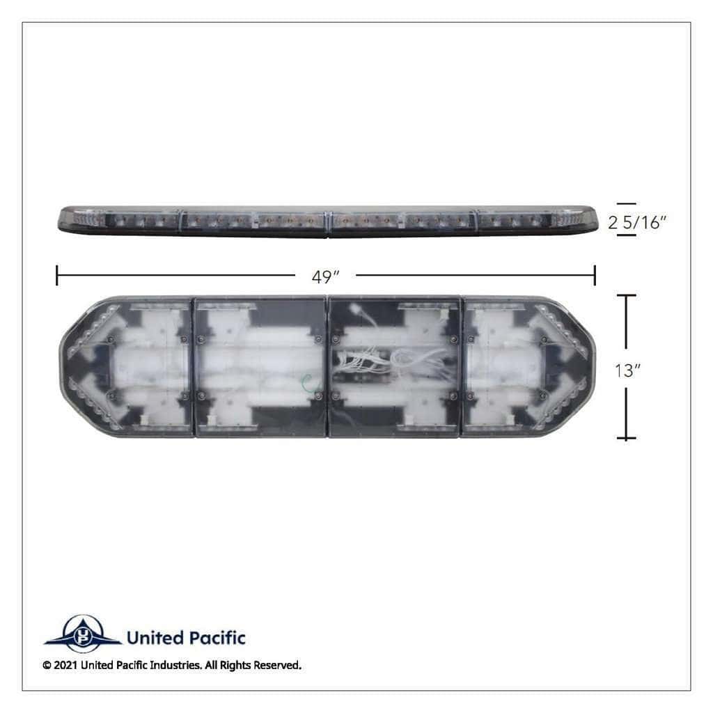 16 Led 49&Quot; High Power Led Warning Light Bar 6 16 LED 49" High Power LED Warning Light Bar