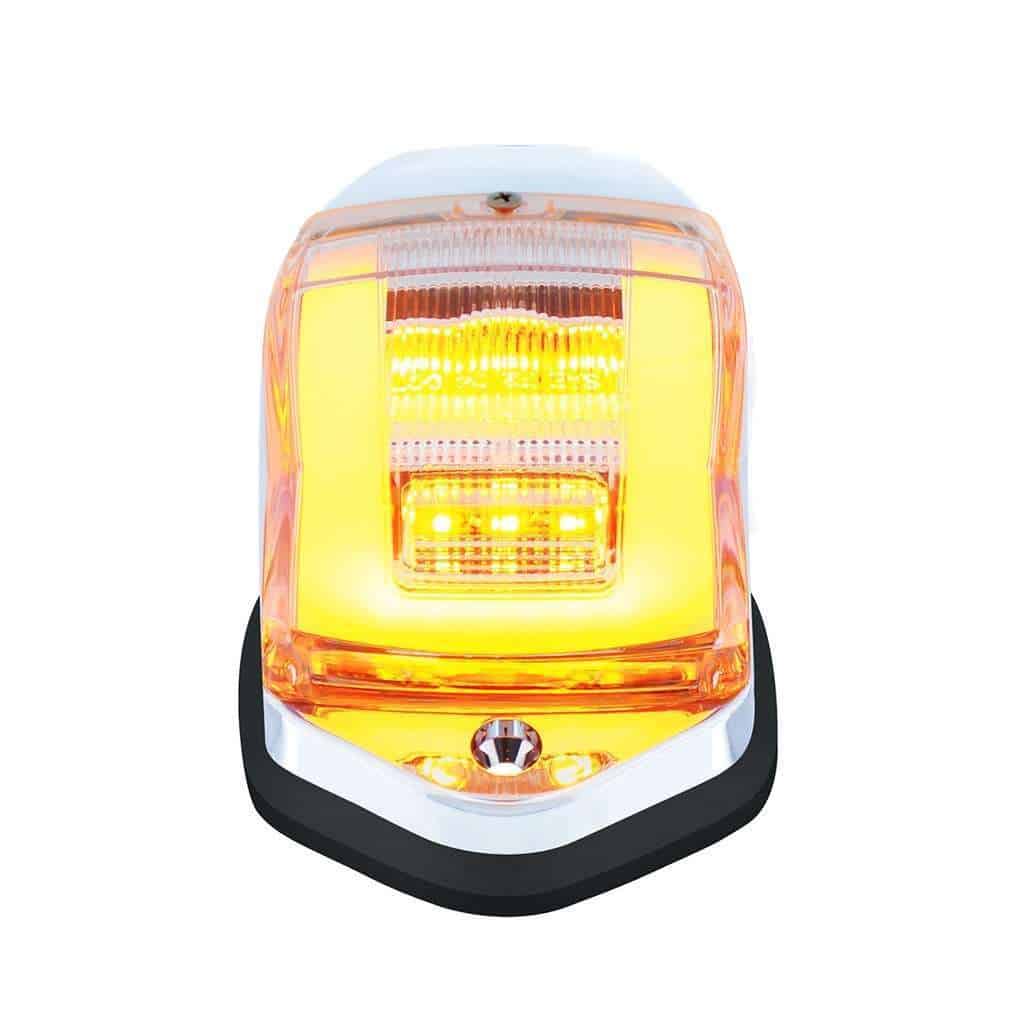 24 Led Glolight Square Cab Light Kit – Amber Led/Clear Lens 3 24 LED GloLight Square Cab Light Kit – Amber LED/Clear Lens