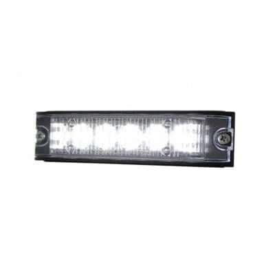 6 High Power Led Low Profile Warning Lighthead – White Led 3 6 High Power LED Low Profile Warning Lighthead – White LED