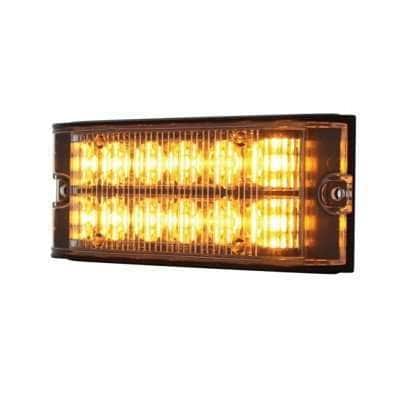 12 High Power Led Low Profile Warning Lighthead – Amber Led 3 12 High Power LED Low Profile Warning Lighthead – Amber LED