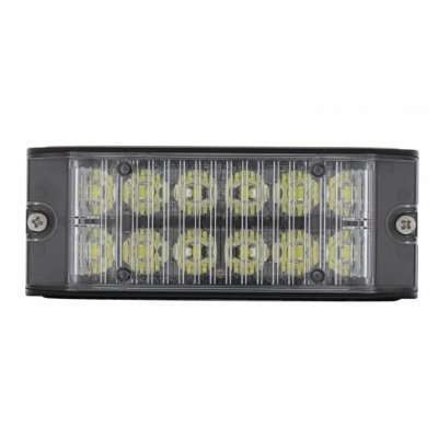 12 High Power LED Low Profile Warning Lighthead – White LED