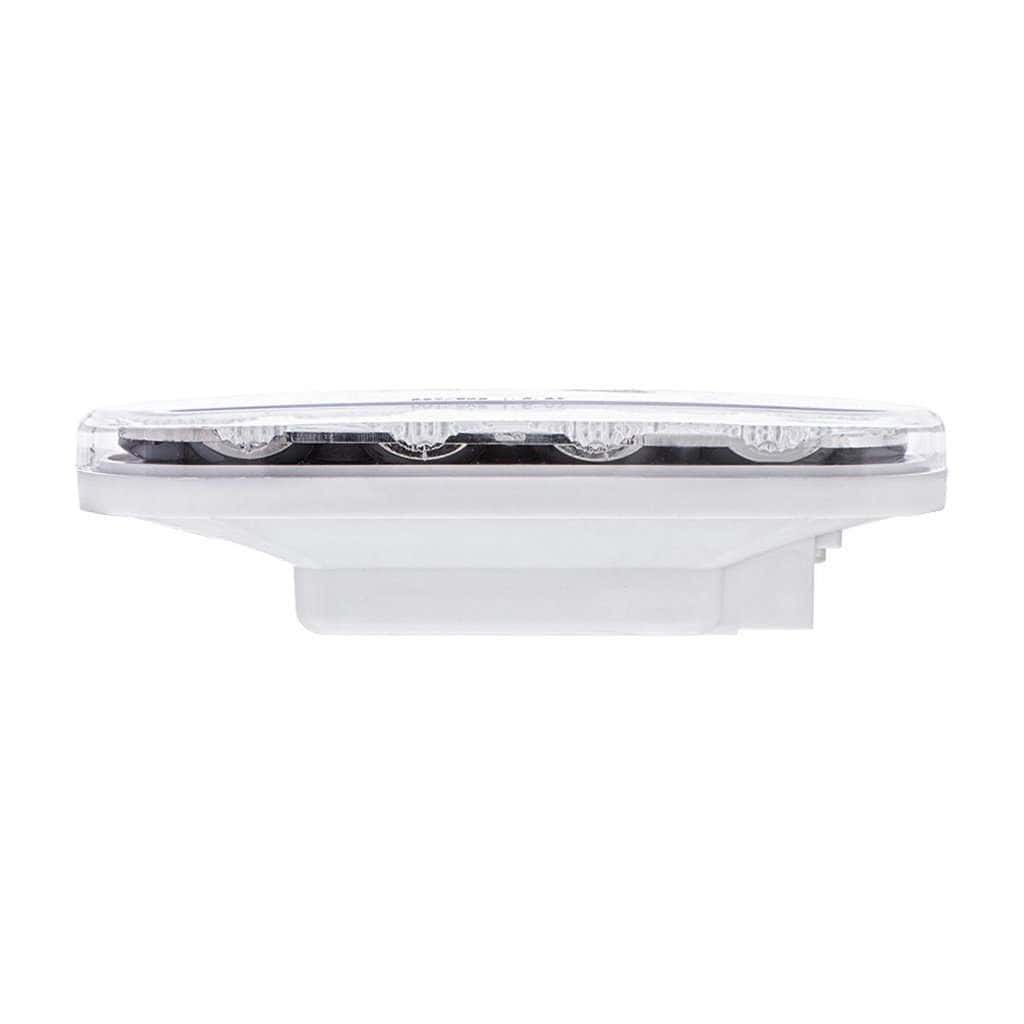13 Led 6&Quot; Oval Double Fury Light (Stop, Turn &Amp; Tail) With Warning Light - Red &Amp; Amber Led/Clear Lens 9 13 LED 6" Oval Double Fury Light (Stop, Turn & Tail) with Warning Light - Red & Amber LED/Clear Lens