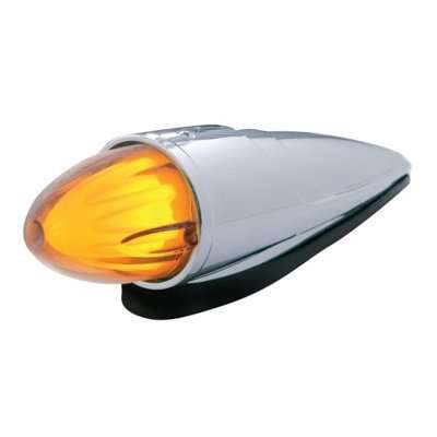 9 LED Dual Function GloLight Watermelon Grakon 1000 Style Cab Light Kit – Amber LED/Clear Lens