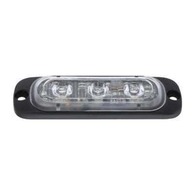 3 High Power Led Super Thin Warning Light - Amber Led 3 3 High Power LED Super Thin Warning Light - Amber LED (Bulk)