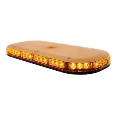 42 High Power LED Micro Warning Light Bar with Amber Lens – Magnet Mount