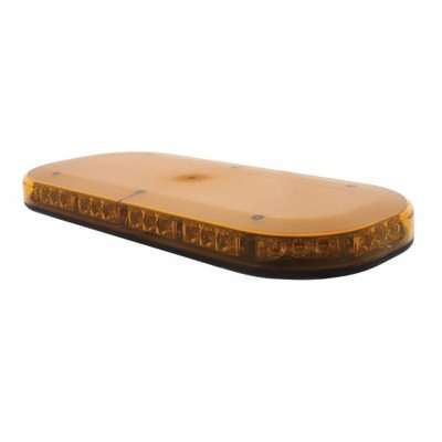 42 High Power LED Micro Warning Light Bar with Amber Lens – Permanent Mount