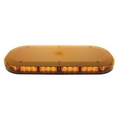 42 High Power Led Micro Warning Light Bar With Amber Lens – Permanent Mount 3 42 High Power LED Micro Warning Light Bar with Amber Lens – Permanent Mount