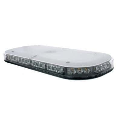Alternative view of 42 High Power LED Micro Warning Light Bar with Clear Lens – Permanent Mount