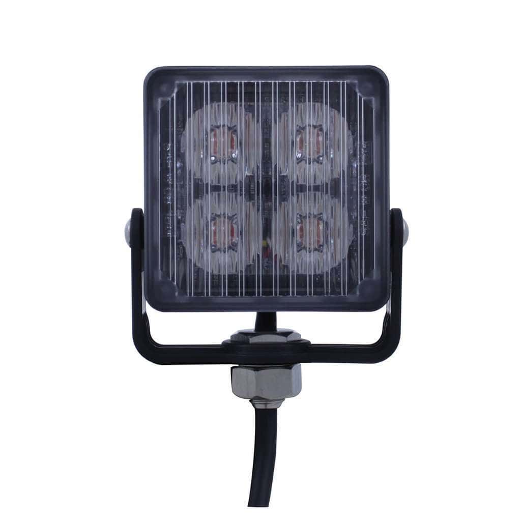 4 High Power Led Square Warning Lighthead – Amber Led 4 4 High Power LED Square Warning Lighthead – Amber LED