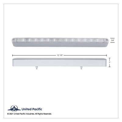 14 Led 12&Quot; Auxiliary Warning Light Bar With Bezel - Amber Led/Clear Lens 5 14 LED 12" Auxiliary Warning Light Bar with Bezel - Amber LED/Clear Lens