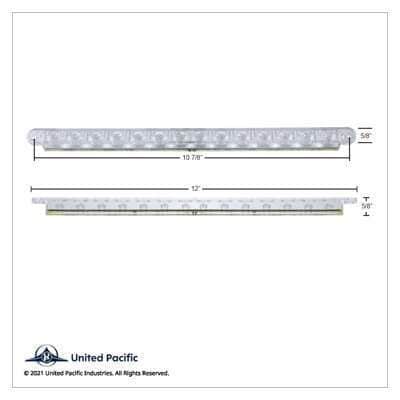 14 Led 12&Quot; Auxiliary Warning Light Bar Only - Amber Led/Clear Lens 6 14 LED 12" Auxiliary Warning Light Bar Only - Amber LED/Clear Lens (Bulk)
