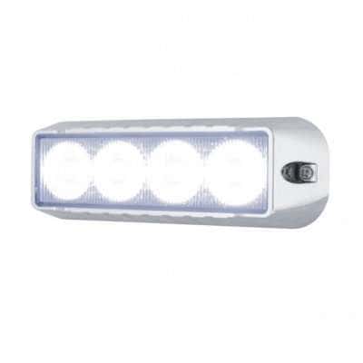 4 Led Warning Light – White Led 3 4 LED Warning Light – White LED