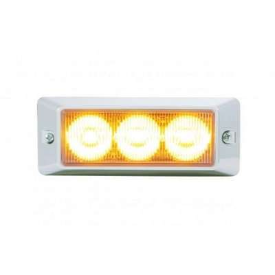 3 High Power LED Warning Light – Amber LED