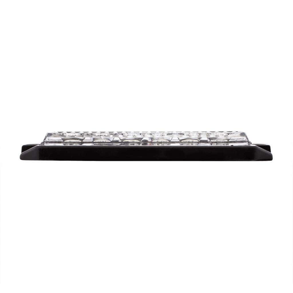 6 High Power Led &Quot;Competition Series&Quot; Slim Warning Light - White 5 6 High Power LED "Competition Series" Slim Warning Light - White