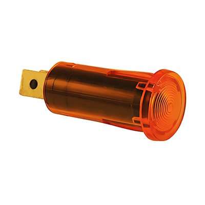 Amber Warning Light – 16 Amp, 12V with 2 Lucar Terminals