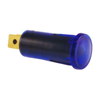 Blue Warning Light – 16 Amp, 12V with 2 Lucar Terminals