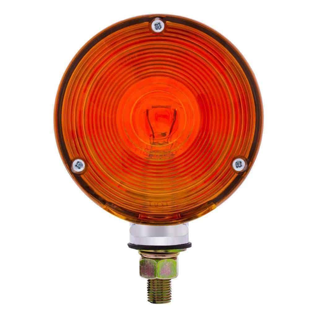 Double Face Turn Signal Light With 1157 Bulb - Amber &Amp; Red Lens 6 Double Face Turn Signal Light With 1157 Bulb - Amber & Red Lens