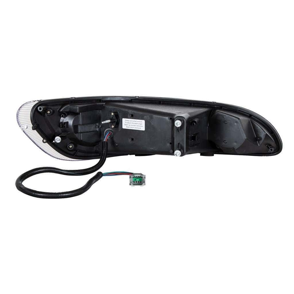Peterbilt 386 / 387 Chrome Led Headlights With Drl &Amp; Turn Signal 6 LED Headlight with LED Turn, Position, DRL for Peterbilt 386 (2005-2015) & 387 (1999-2010)-Chrome