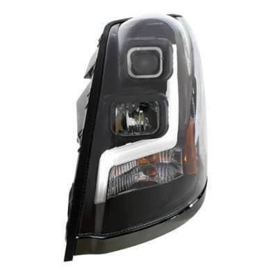 2003–2017 Volvo Vn/Vnl Blackout Projection Headlight W/Led Light Bar 3 2003–2017 Volvo VN/VNL Blackout Projection Headlight w/LED Light Bar