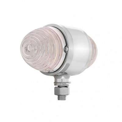 34 LED Watermelon Double Face Light W/ Chrome Housing-Amber LED
