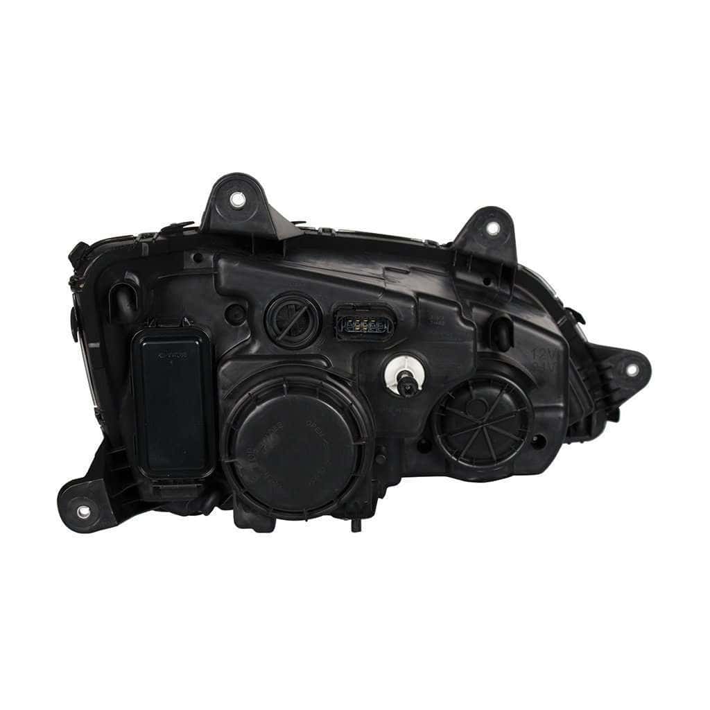 Kenworth T660 Blackout Projector Headlights W/ Led Drl &Amp; Turn Signal (2008–2017) 5 Projection Headlight with LED Turn Signal & Position Light for 2008-2017 Kenworth T660-Black