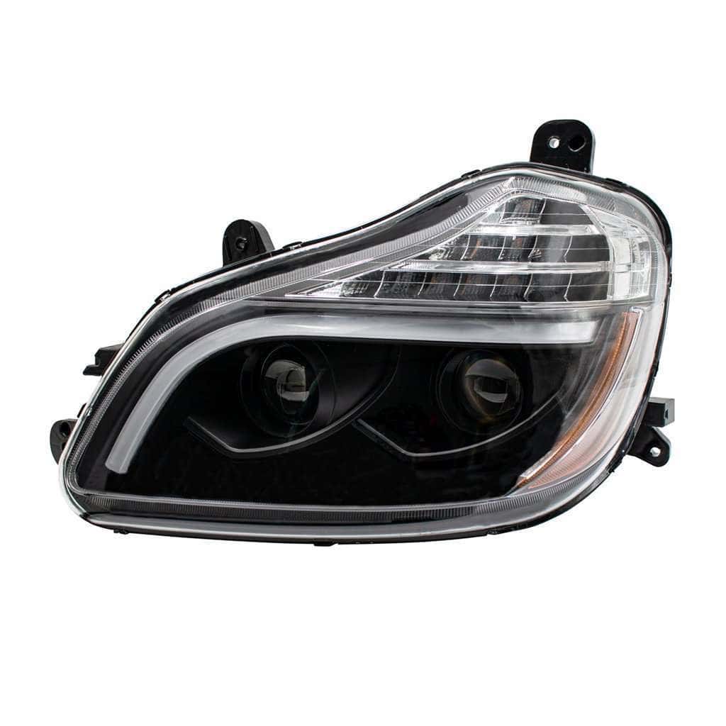 8 LED Projection Headlight for 2013-2021 Kenworth T680-Black