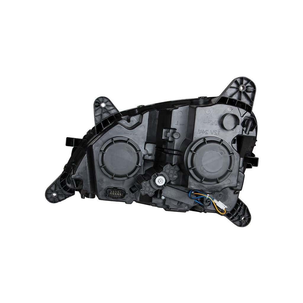 Peterbilt 579 Black Projection Headlights With Led Position &Amp; Signal 7 Peterbilt 579 Projection Headlight w LED Position Light/Signal (12-21)-Black