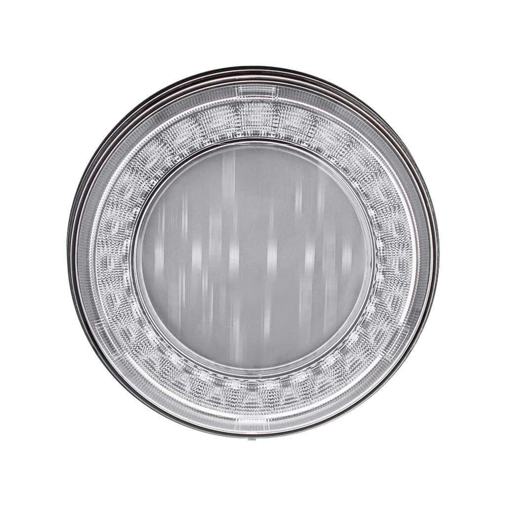 30 LED 4" Round Lumos Light I-Series (Stop/Turn/Tail)-Red LED/Clear Lens