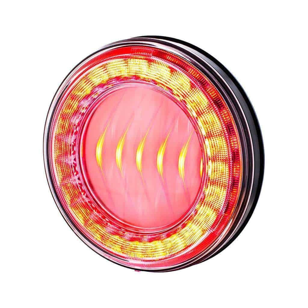 30 Led 4&Quot; Round Lumos Light I-Series (Stop/Turn/Tail)-Red Led/Clear Lens 3 30 LED 4" Round Lumos Light I-Series (Stop/Turn/Tail)-Red LED/Clear Lens