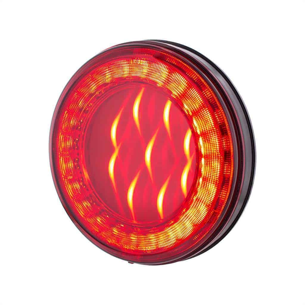 33 Led 4&Quot; Round Lumos Light X-Series (Stop/Turn/Tail)-Red Led/Red Lens 3 33 LED 4" Round Lumos Light X-Series (Stop/Turn/Tail)-Red LED/Red Lens