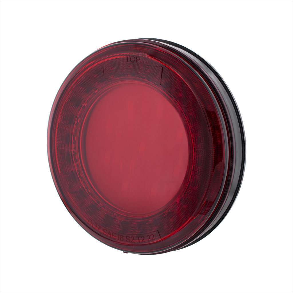 33 Led 4&Quot; Round Lumos Light X-Series (Stop/Turn/Tail)-Red Led/Red Lens 4 33 LED 4" Round Lumos Light X-Series (Stop/Turn/Tail)-Red LED/Red Lens