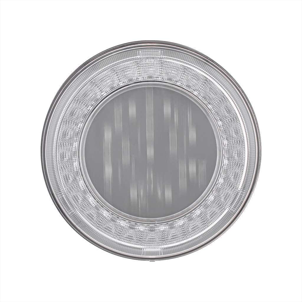 33 LED 4" Round Lumos Light X-Series (Stop/Turn/Tail)-Red LED/Clear Lens