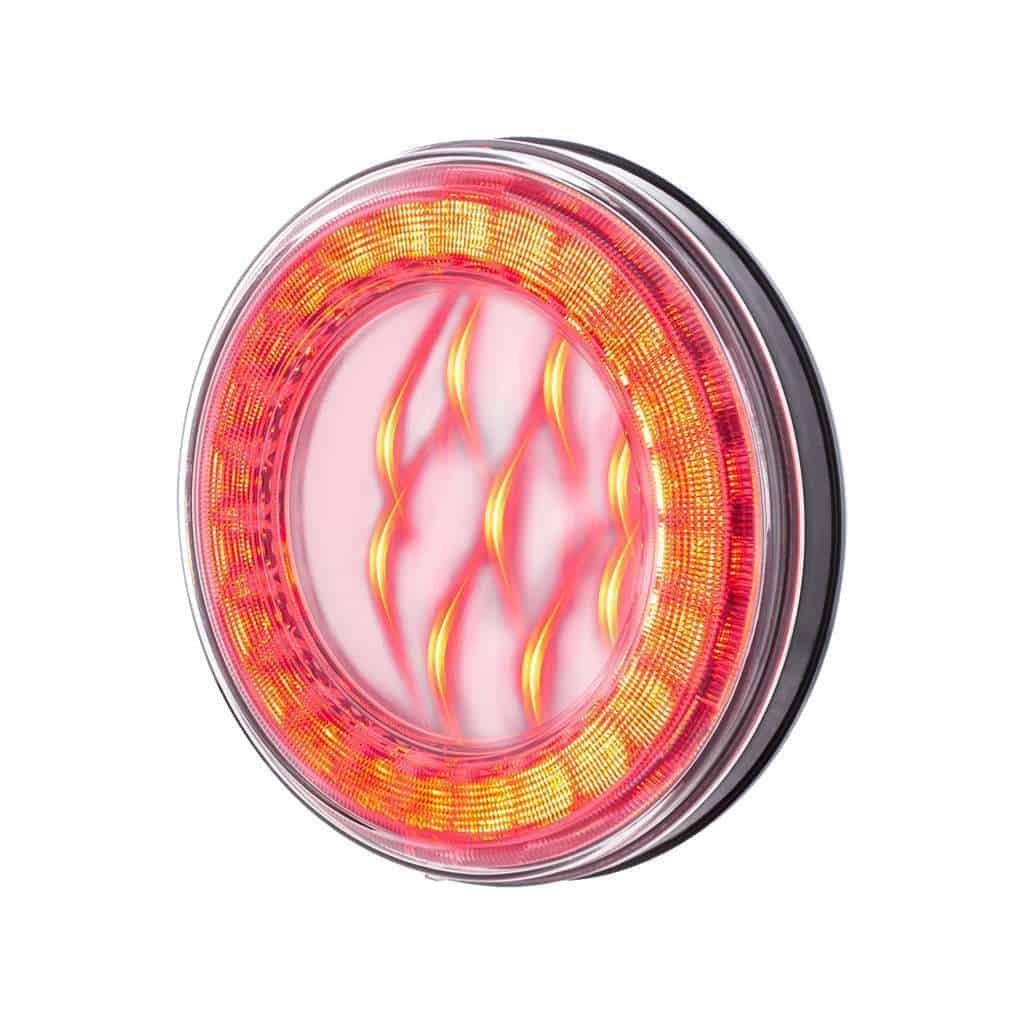 33 Led 4&Quot; Round Lumos Light X-Series (Stop/Turn/Tail)-Red Led/Clear Lens 3 33 LED 4" Round Lumos Light X-Series (Stop/Turn/Tail)-Red LED/Clear Lens