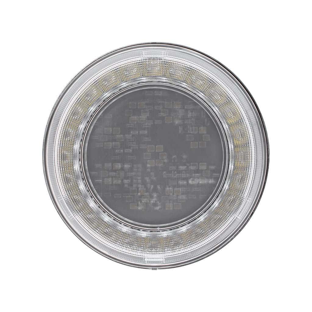 33 LED 4" Round Lumos Light S-Series (Stop/Turn/Tail)-Red LED/Clear Lens