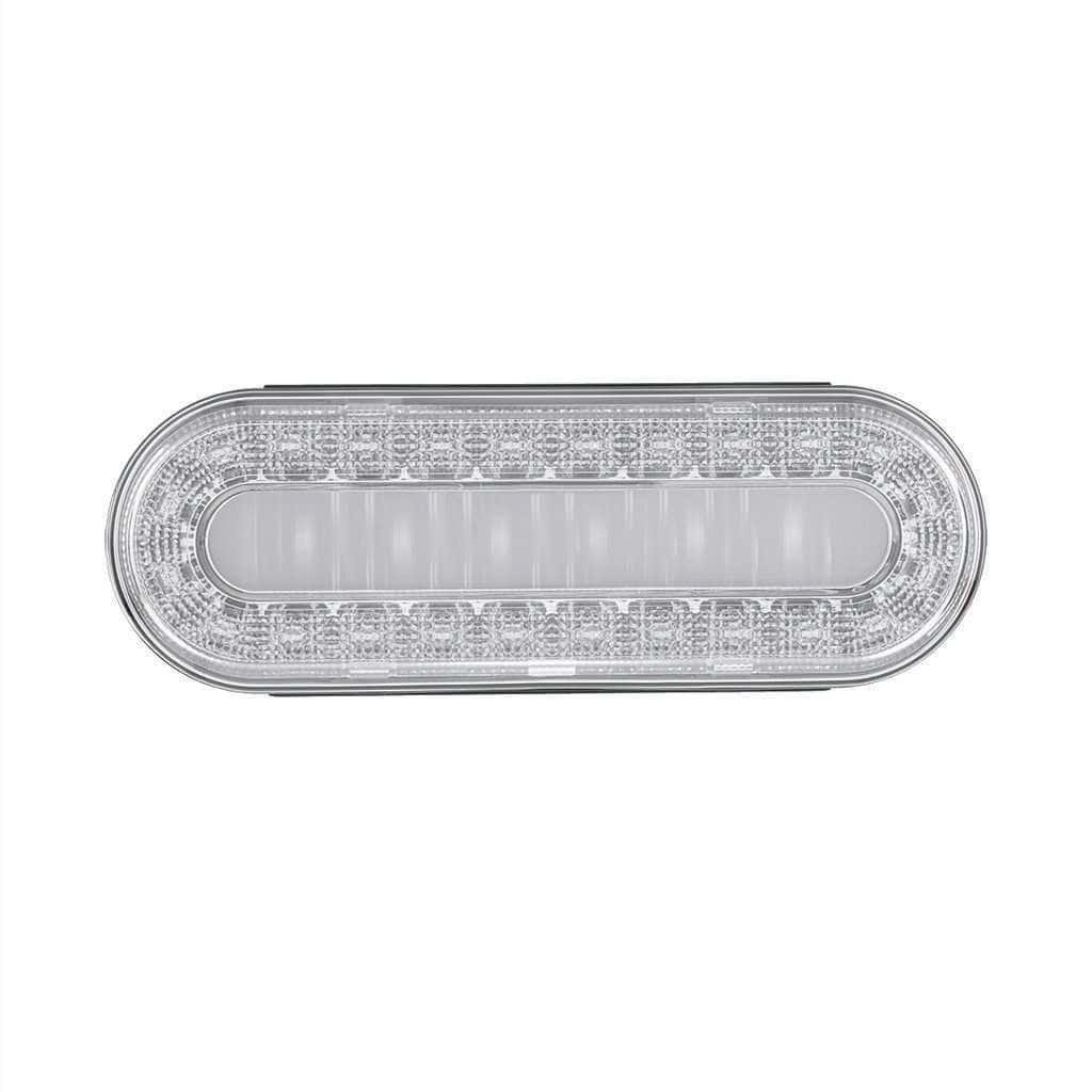 30 LED 6" Oval Lumos Light I-Series (Stop/Turn/Tail)-Red LED/Clear Lens