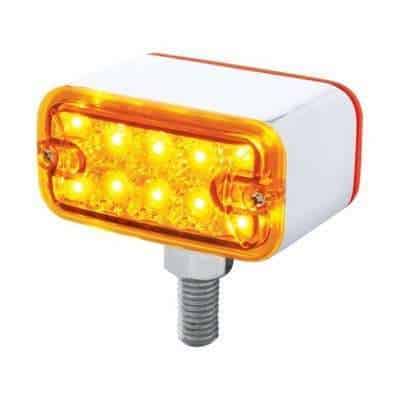 20 Led Dual Function Reflector Double Face Light Amber/Red Led-T-Mount-Amber Lens 5 20 LED Dual Function Reflector Double Face Light Amber/Red LED-T-Mount-Amber Lens