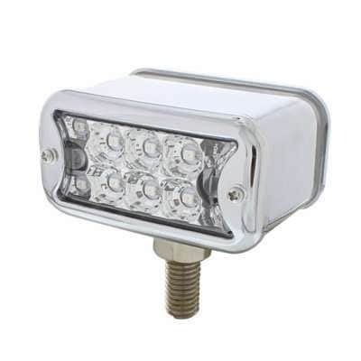 20 Led Dual Function Reflector Double Face Light Amber/Red Led-T-Mount-Clear Lens 4 20 LED Dual Function Reflector Double Face Light Amber/Red LED-T-Mount-Clear Lens