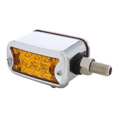 20 Led Dual Function Reflector Double Face Light Amber/Red Led-Horizontal Mount-Amber Lens 4 20 LED Dual Function Reflector Double Face Light Amber/Red LED-Horizontal Mount-Amber Lens