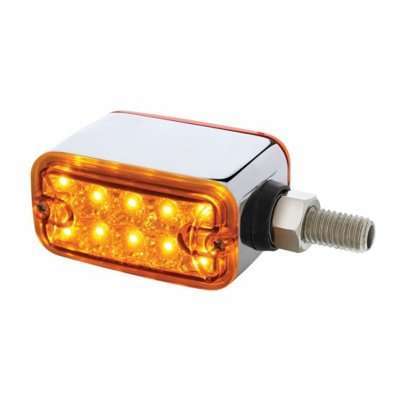 20 Led Dual Function Reflector Double Face Light Amber/Red Led-Horizontal Mount-Amber Lens 5 20 LED Dual Function Reflector Double Face Light Amber/Red LED-Horizontal Mount-Amber Lens