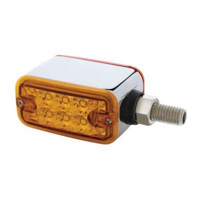 20 Led Dual Function Reflector Double Face Light Amber/Red Led-Horizontal Mount-Amber Lens 6 20 LED Dual Function Reflector Double Face Light Amber/Red LED-Horizontal Mount-Amber Lens