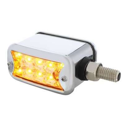 20 Led Dual Function Reflector Double Face Light Amber/Red Led-Horizontal Mount-Clear Lens 3 20 LED Dual Function Reflector Double Face Light - Horizontal Mount-Clear Lens