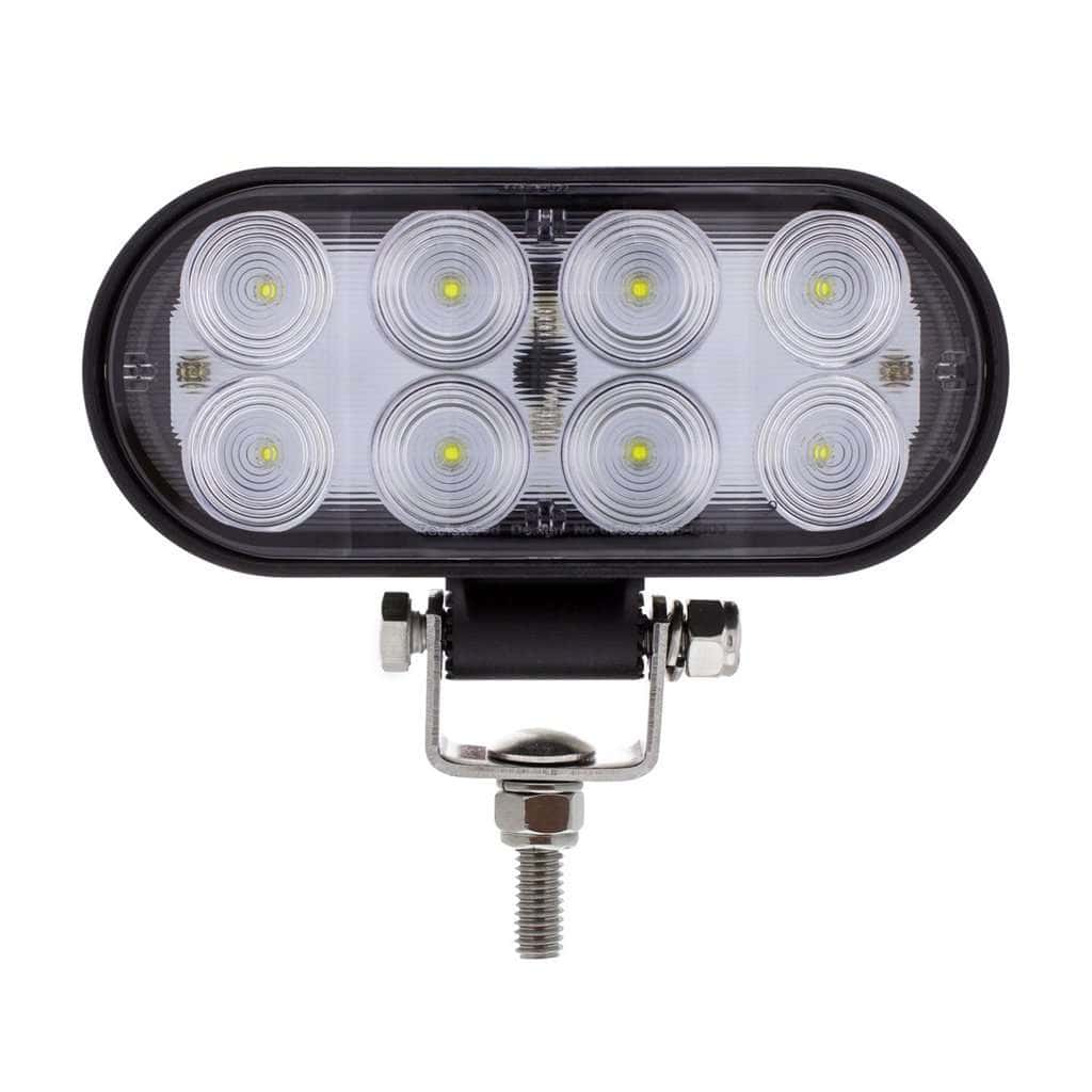 8 LED Oval Wide Angle Driving/Work Light