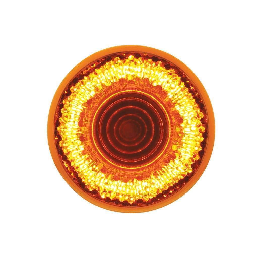 9 LED 2" Round Mirage Light (Clearance/Marker) - Amber LED/Amber Lens
