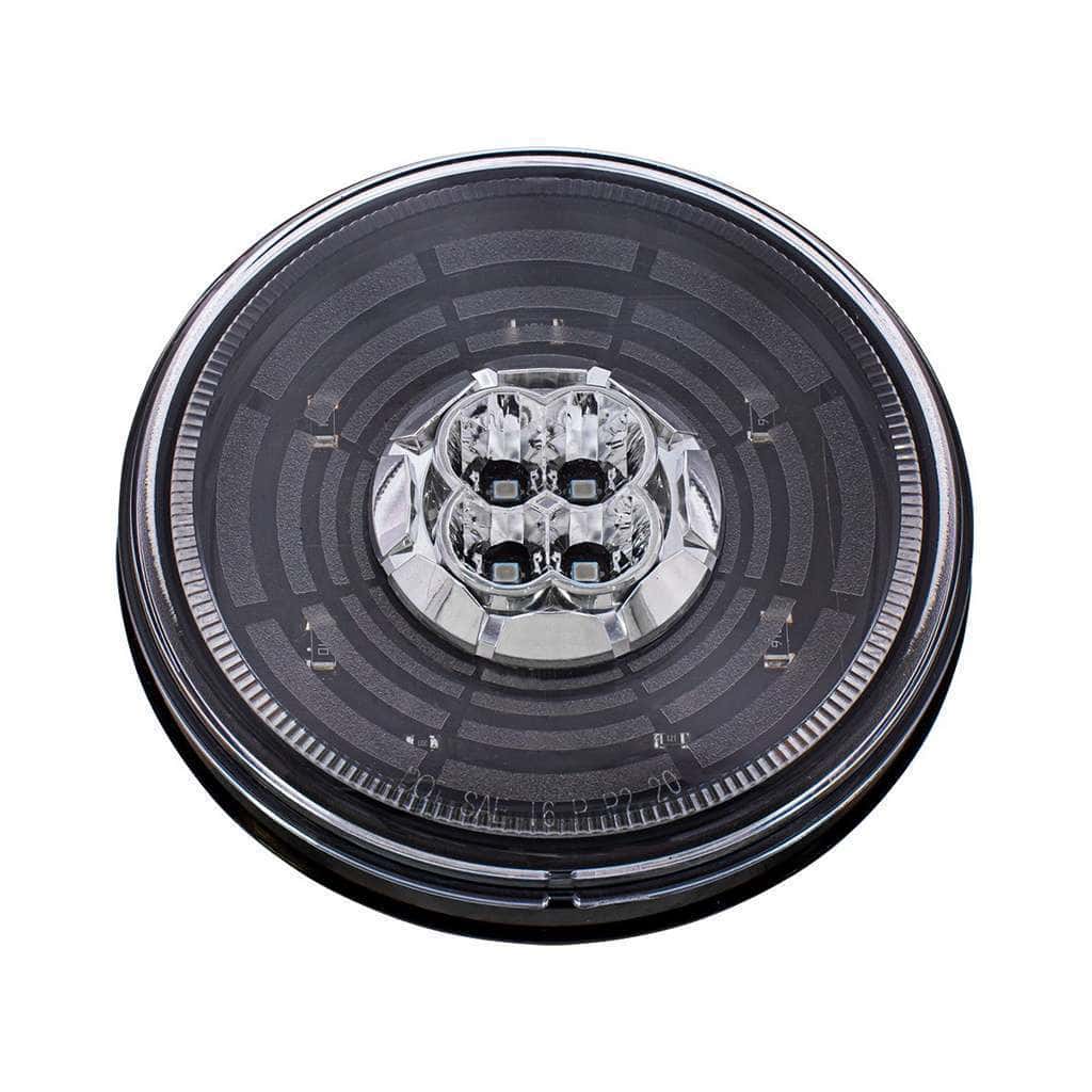 13 Led 4&Quot; Round Abyss Light (Turn Signal) - Amber/Clear 4 13 LED 4" Round Abyss Light (Turn Signal) - Amber LED/Clear Lens