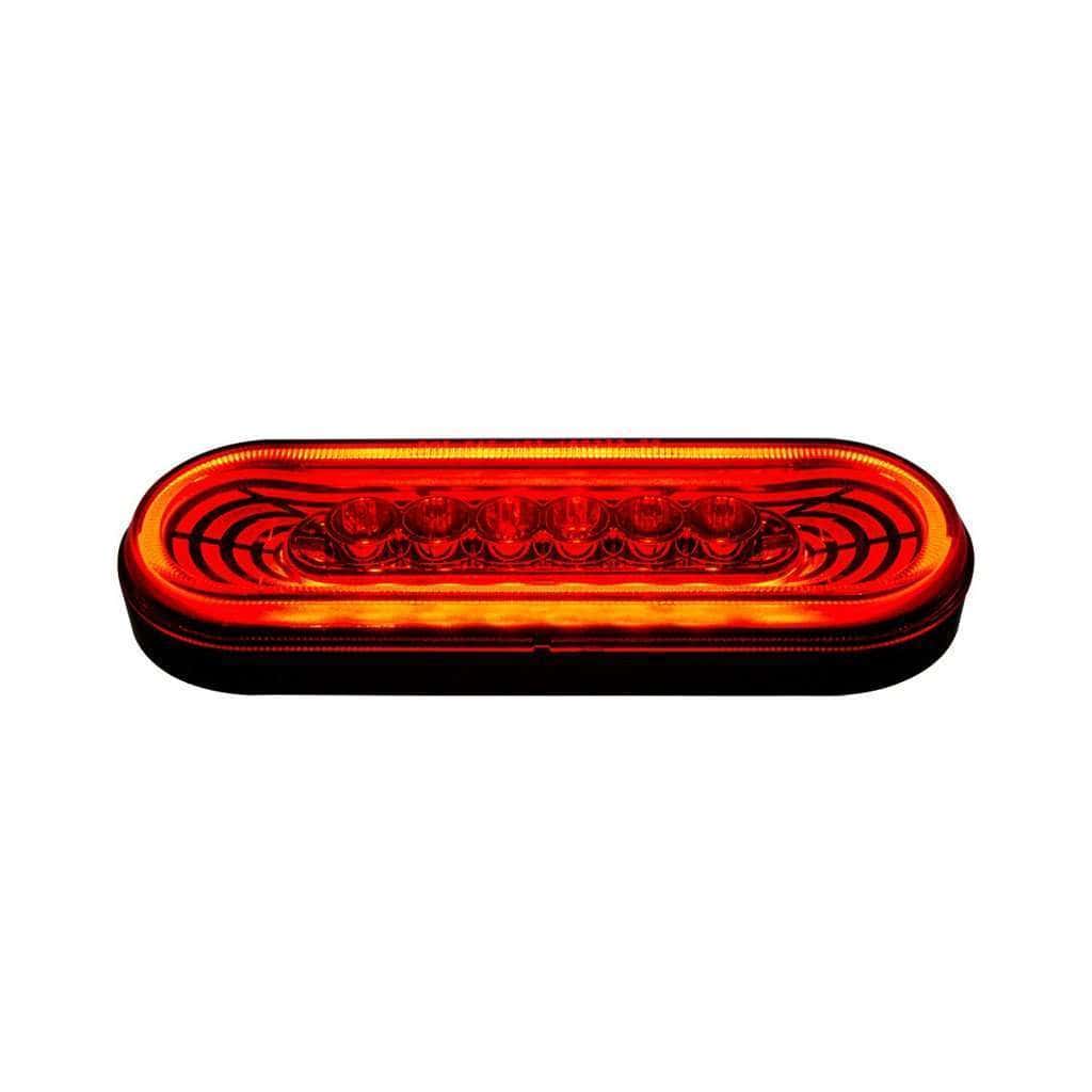 22 Led 6&Quot; Oval Abyss Light (Stop/Turn/Tail)-Red Led/Red Lens 3 22 LED 6" Oval Abyss Light (Stop/Turn/Tail)-Red LED/Red Lens