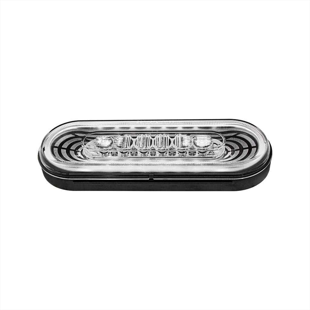 22 Led 6&Quot; Oval Abyss Light (Back-Up) - White Led/Clear Lens 3 22 LED 6" Oval Abyss Light (Back-Up) - White LED/Clear Lens