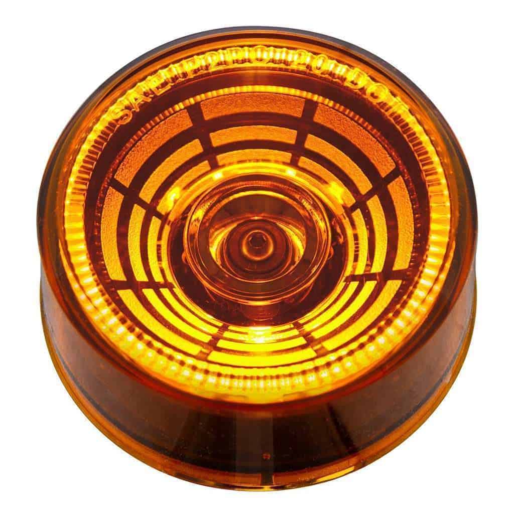 4 Led 2-1/2&Quot; Round Abyss Light (Clearance/Marker) – Amber Led/Amber Lens 3 4 LED 2-1/2" Round Abyss Light (Clearance/Marker) – Amber LED/Amber Lens