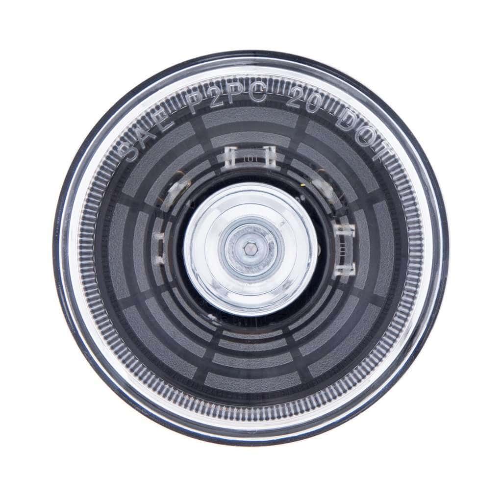 4 LED 2-1/2" Round Abyss Light (Clearance/Marker) – Amber LED/Clear Lens